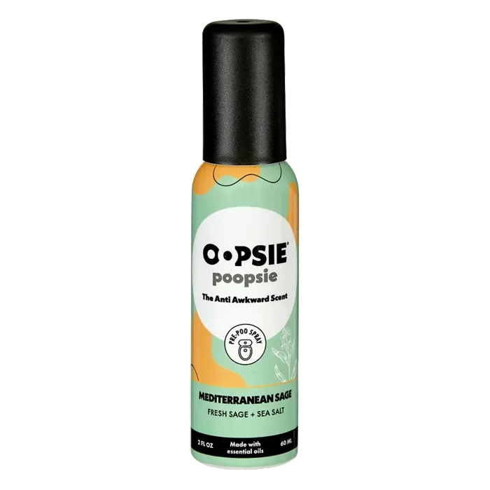 Oopsie Poopsie Mediterranean Sage pre-poop toilet spray
