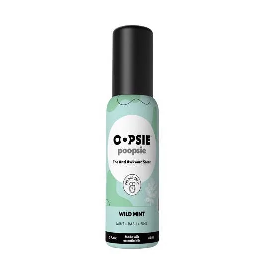 Oopsie Poopsie Wild Mint pre-poop toilet spray